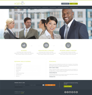 Diseño Web por Desire Design Solutions para Agency 8 | Diseño: #1931788
