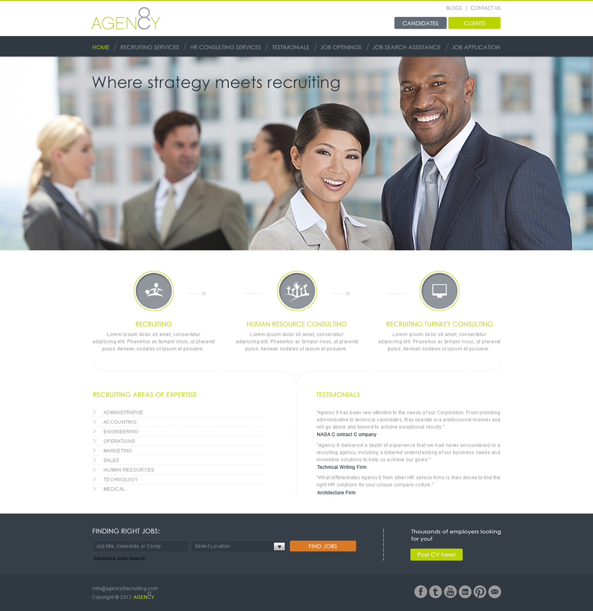 Web-Design von Desire Design Solutions für Agency 8 | Design #1954989