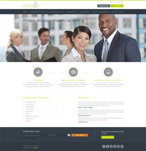 Diseño Web por Desire Design Solutions para Agency 8 | Diseño: #1954989
