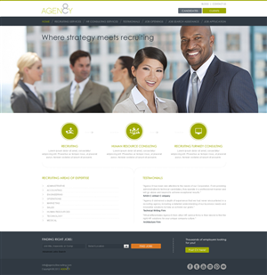 Diseño Web por Desire Design Solutions para Agency 8 | Diseño: #1954999