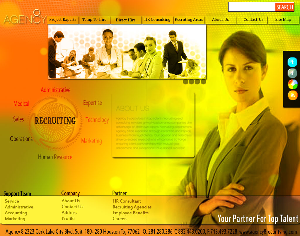 Web-Design von Edesign (New way of Design) für Agency 8 | Design #1944064