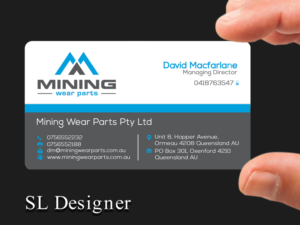 Mining Wear Parts Business Card Design Challenge | Visitenkarten-Design von SL Designer
