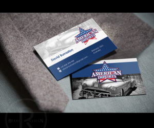 Business Card Design by Rich_LHA for American Imports | Design: #7922271