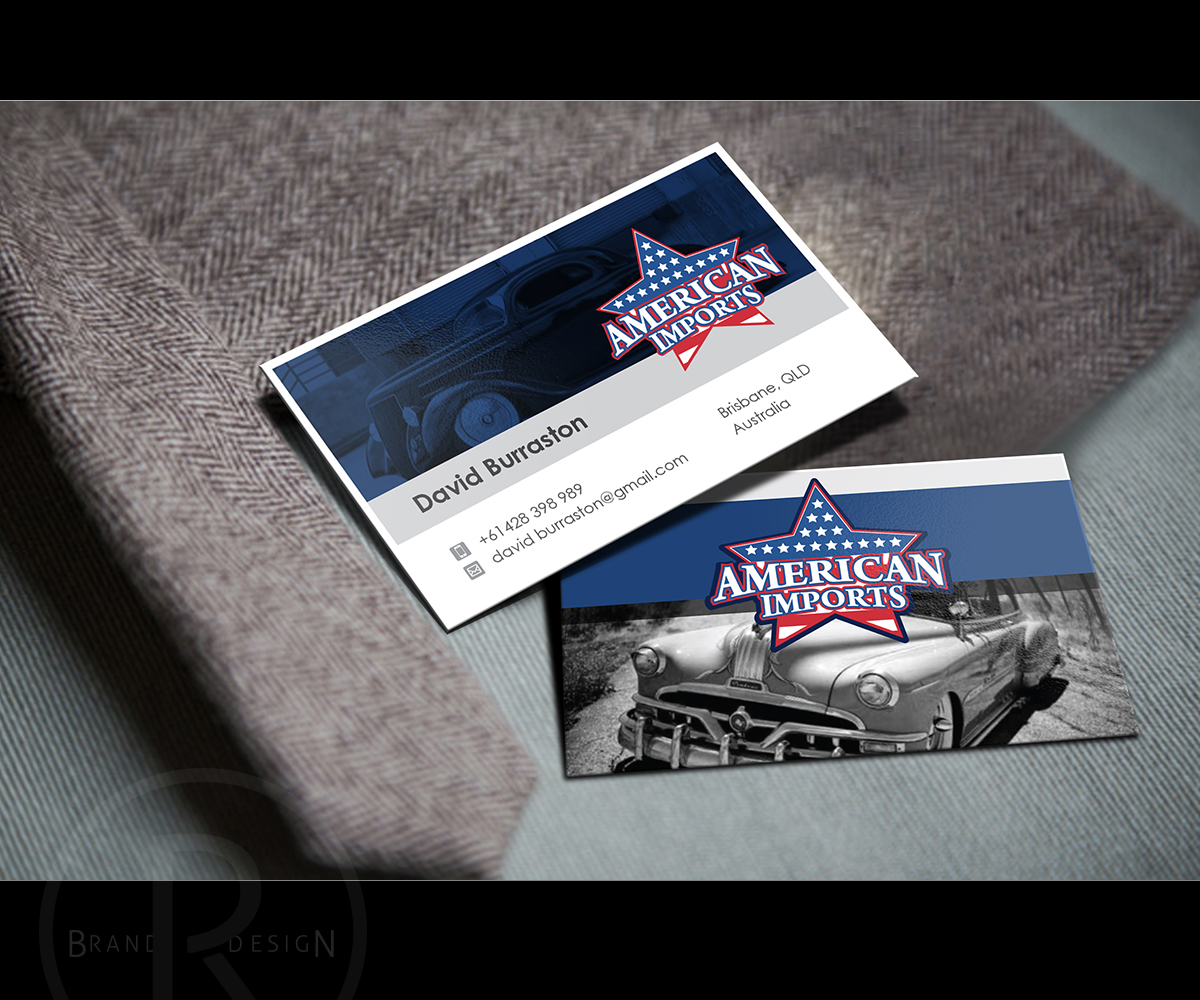 Business Card Design by Rich_LHA for American Imports | Design #7922415