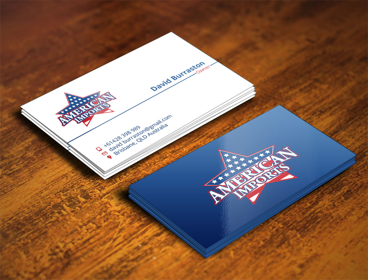 Business Card Design by Verified artistry for American Imports | Design #7804488