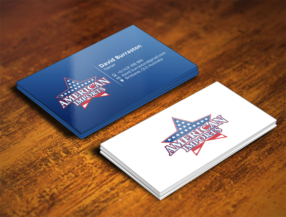 Business Card Design by Verified artistry for American Imports | Design #7804499