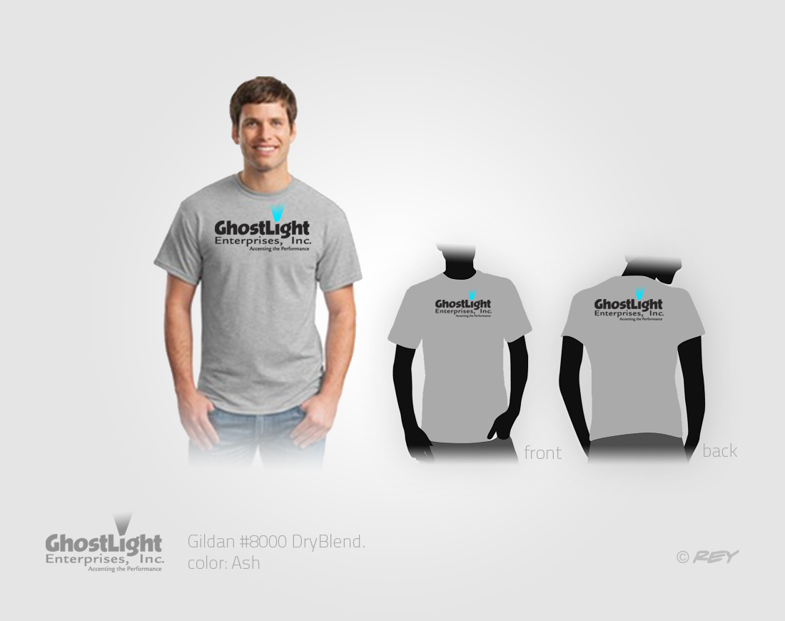 T-Shirt-Design von Rey für GhostLight | Design #1951823