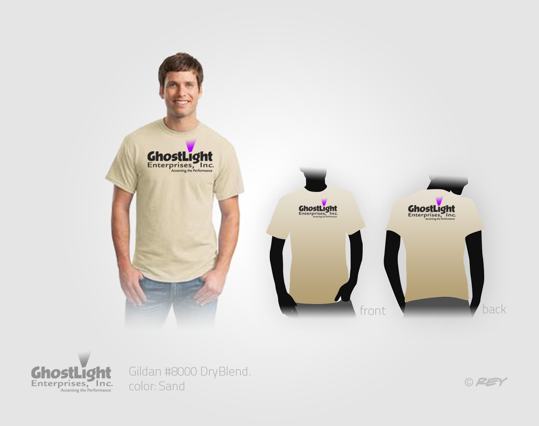 T-Shirt-Design von Rey für GhostLight | Design #1951825