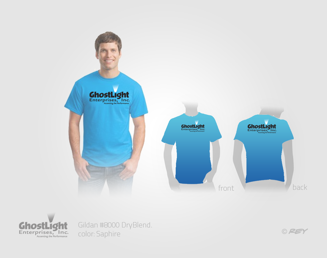 T-Shirt-Design von Rey für GhostLight | Design #1951869