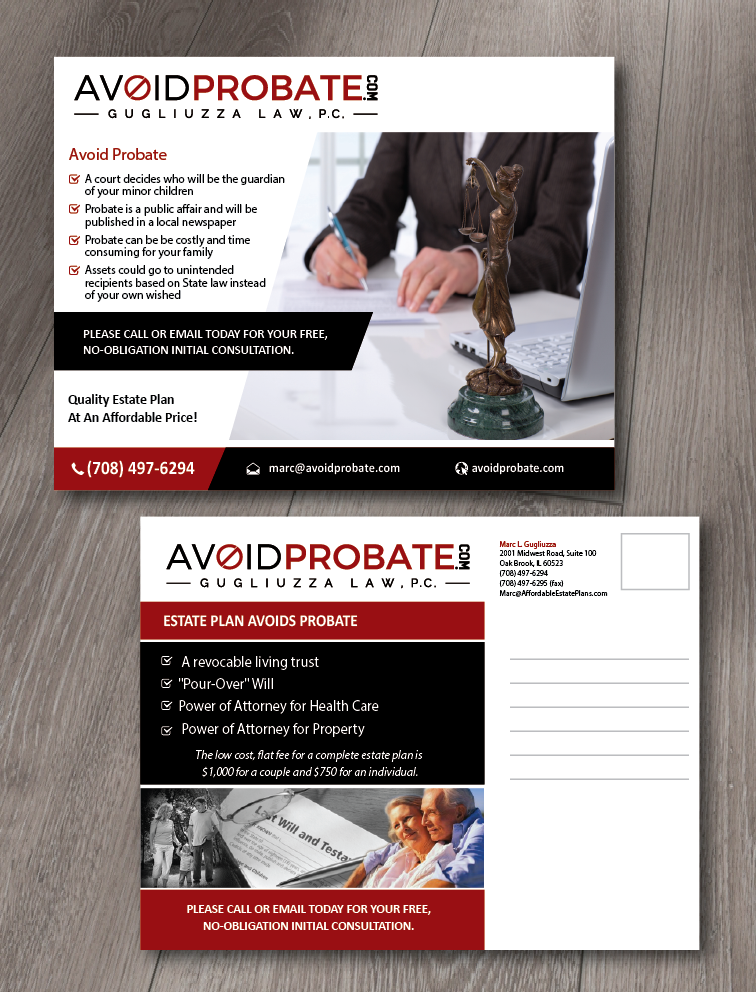 Postcard Design by alex989 for this project | Design #7806520