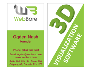 Design de Carte de Visite par cejhb pour WebBore | Design : #1958316
