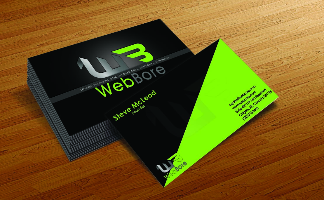 Business Card Design by Ali Amir for WebBore | Design #1961442