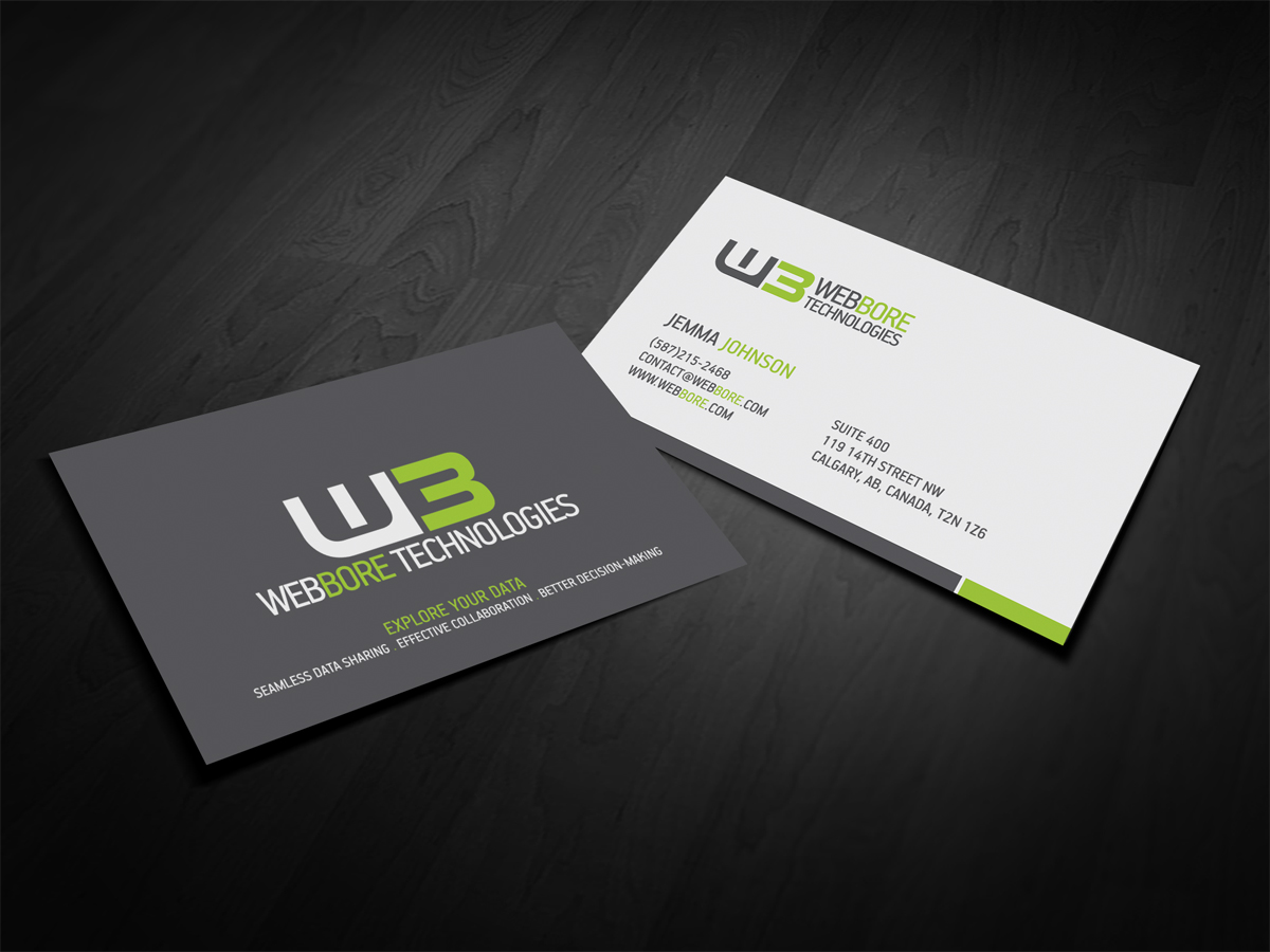 Design de Carte de Visite par diRtY.EMM pour WebBore | Design #1927491