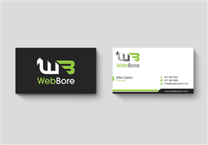 Design de Carte de Visite par deucesofhearts pour WebBore | Design : #1959458