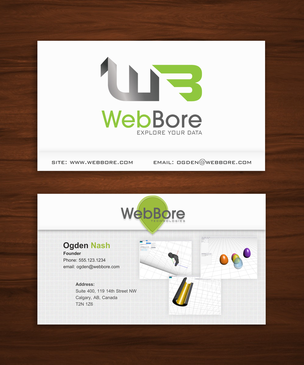 Business Card Design by FutureDesigne for WebBore | Design #1971338