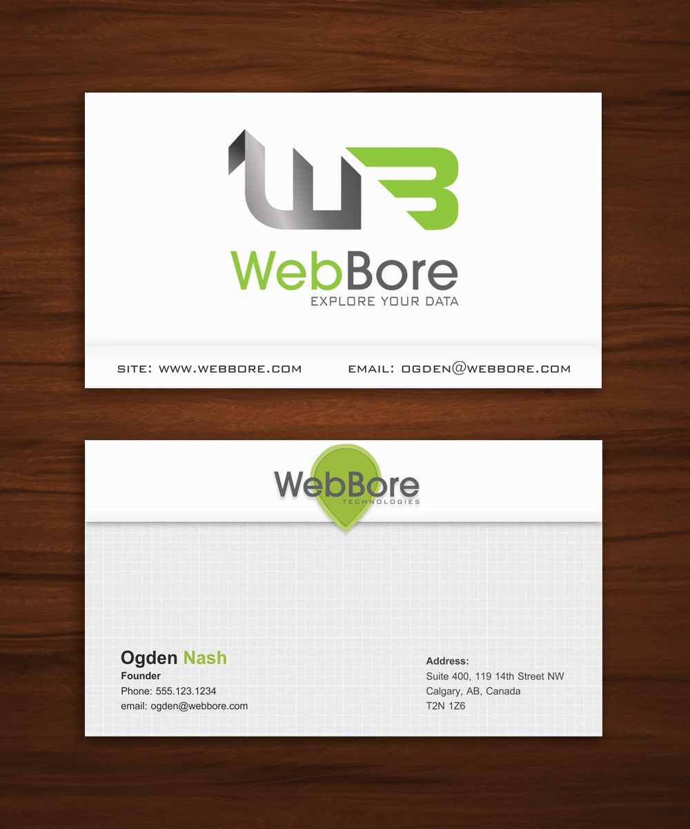 Business Card Design by FutureDesigne for WebBore | Design #1971343