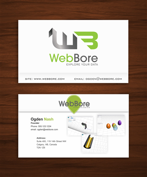 Visitenkarten-Design von FutureDesigne für WebBore | Design #1971867