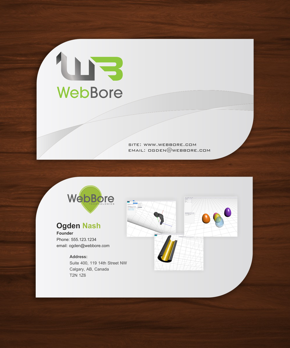 Business Card Design by FutureDesigne for WebBore | Design #1973378