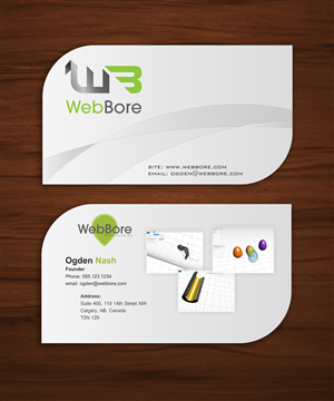Design de Carte de Visite par FutureDesigne pour WebBore | Design : #1973378