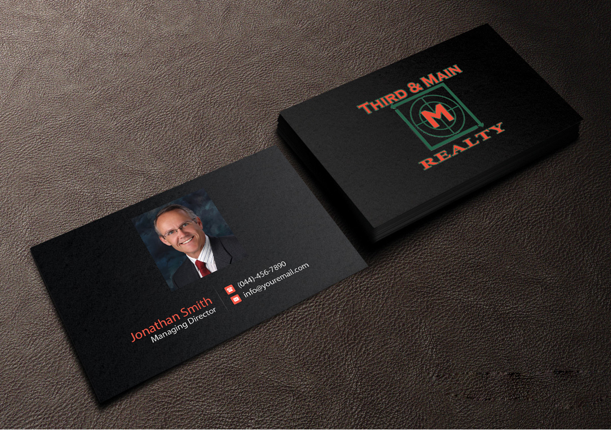 Business Card Design by Creations Box 2015 for Third and Main Realty | Design #7798933