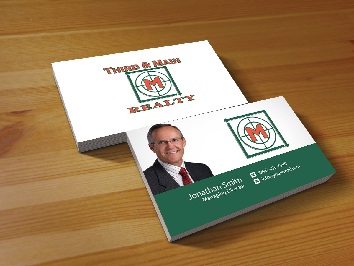 Business Card Design by Creations Box 2015 for Third and Main Realty | Design #7798943