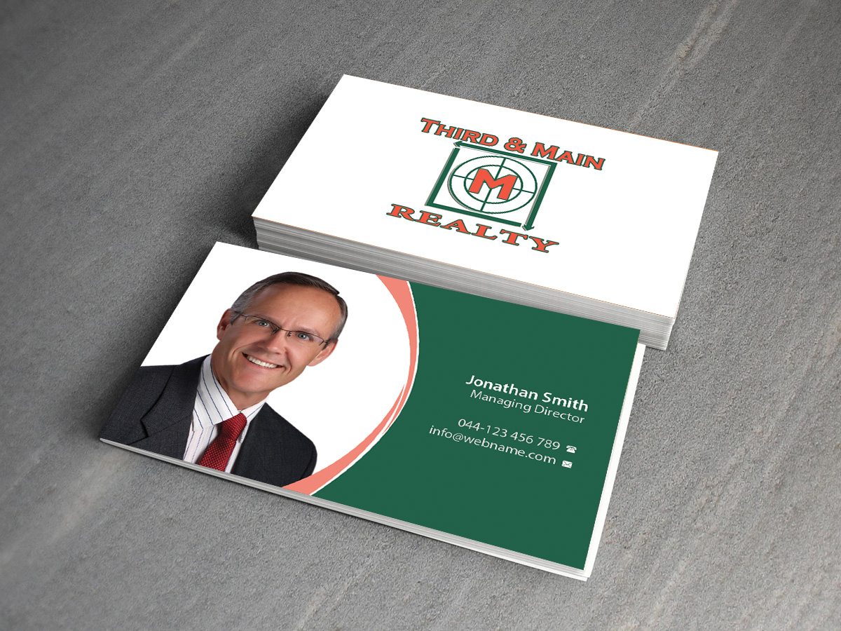 Visitenkarten-Design von Creations Box 2015 für Third and Main Realty | Design #7798944