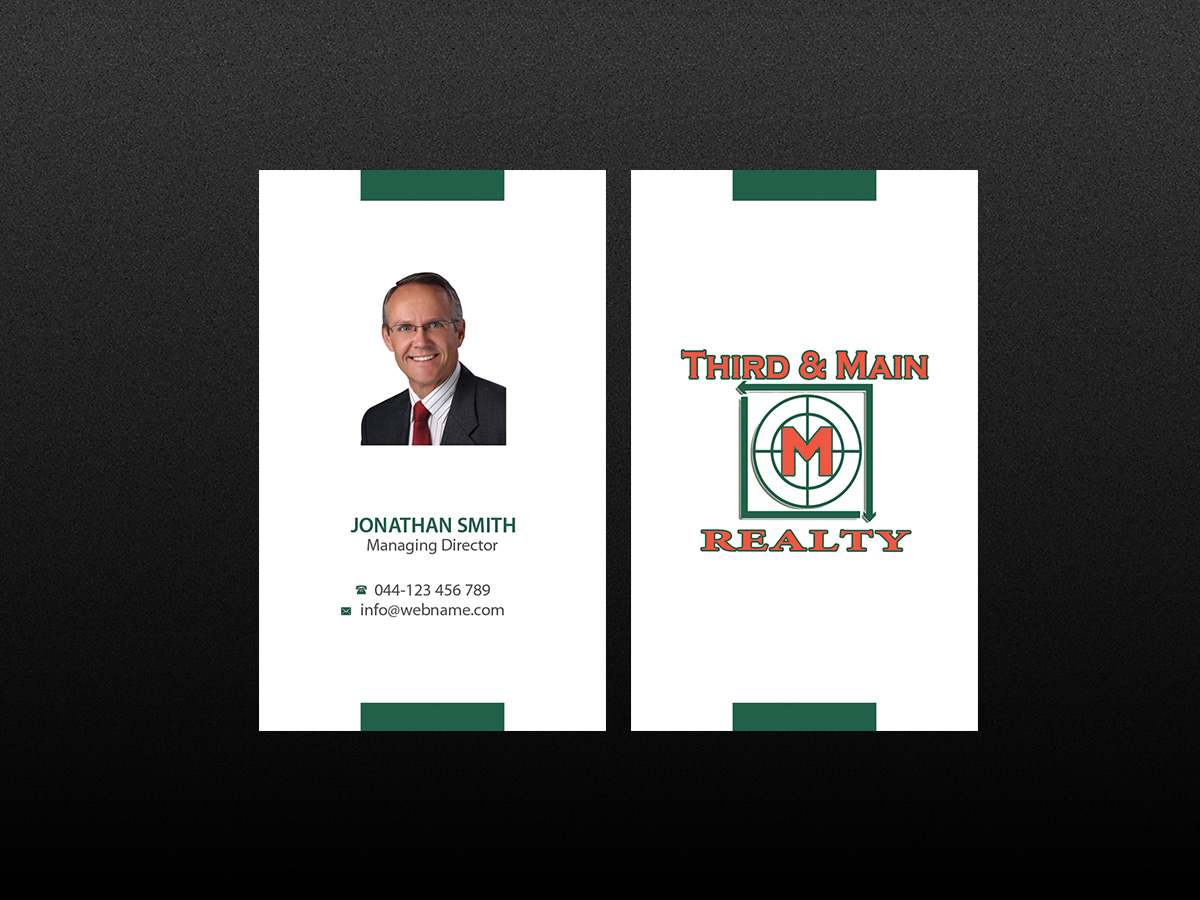Visitenkarten-Design von Creations Box 2015 für Third and Main Realty | Design #7798945