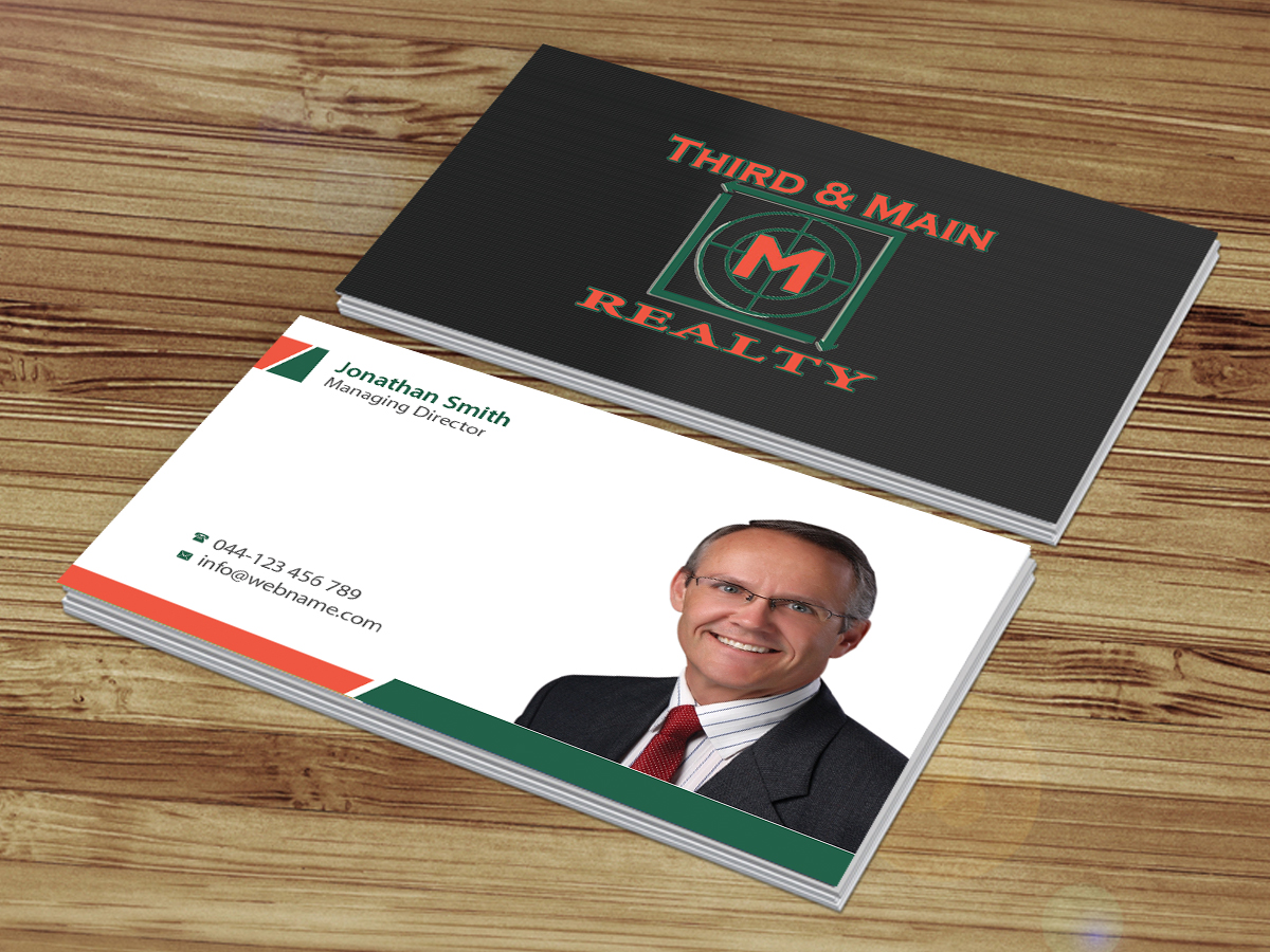 Business Card Design by Creations Box 2015 for Third and Main Realty | Design #7798946