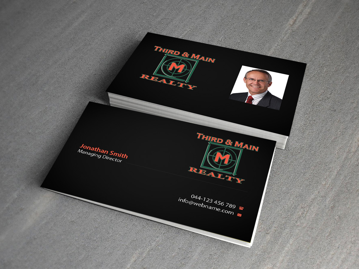Business Card Design by Creations Box 2015 for Third and Main Realty | Design #7798952