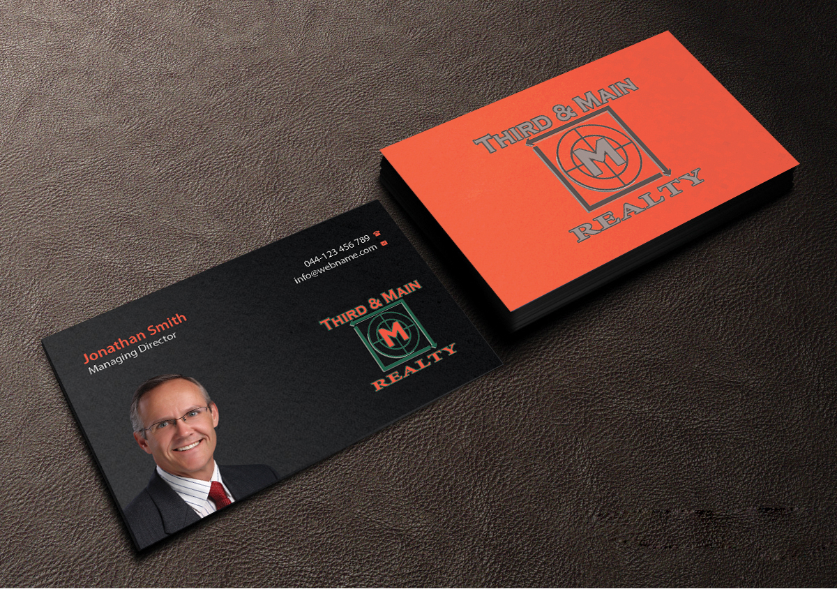 Business Card Design by Creations Box 2015 for Third and Main Realty | Design #7798953