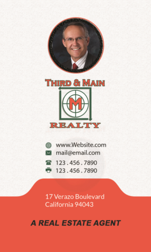 Visitenkarten-Design von Th3ory.v für Third and Main Realty | Design #7777996