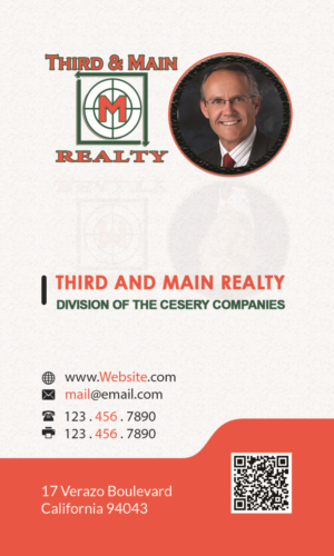 Business Card Design by Th3ory.v for Third and Main Realty | Design: #7777997