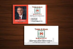 Visitenkarten-Design von Unique Styles für Third and Main Realty | Design #7792377