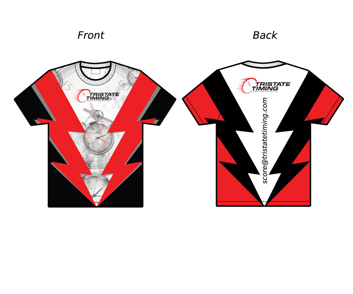 T-shirt Design by Logos + for Tristate Timing | Design #7923454