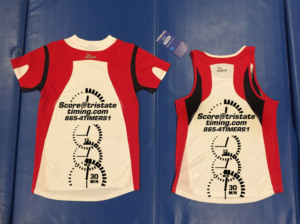 Tristate Timing Race Singlet (full size) | Diseño de Camiseta por NILDesigns