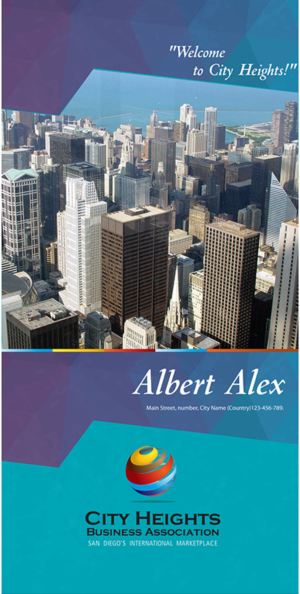 Print Design by lets_fly for City Heights Business Association | Design: #7872734