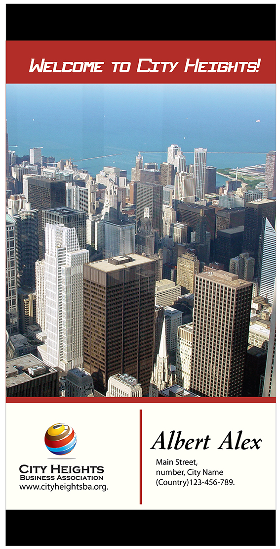 Print Design by lets_fly for City Heights Business Association | Design #7893853