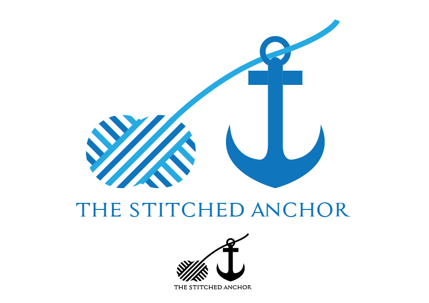 Logo Design by amyi for The Stitched Anchor | Design #7795560