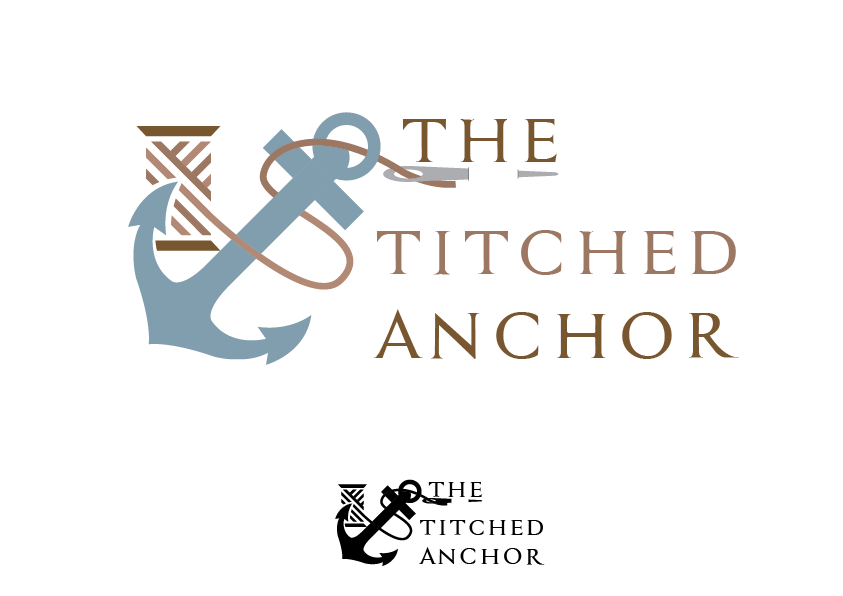 Logo Design by amyi for The Stitched Anchor | Design #7799530