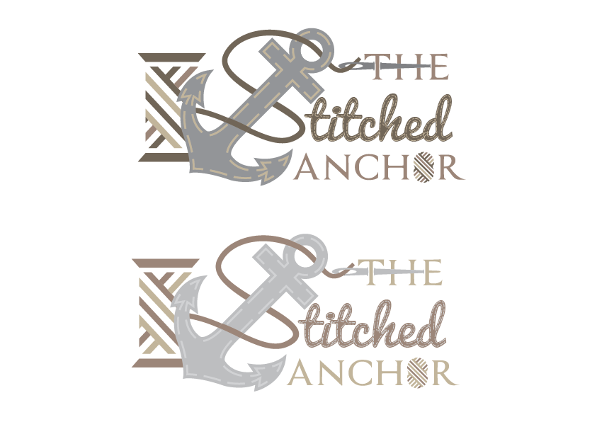 Diseño de Logo por amyi para The Stitched Anchor | Diseño #7811934