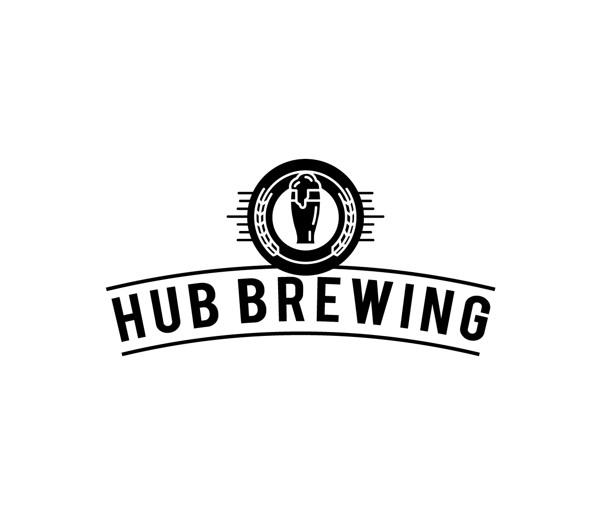 Logo Design by Mandy Illustrator for The Hub Brewing Company | Design #7842640