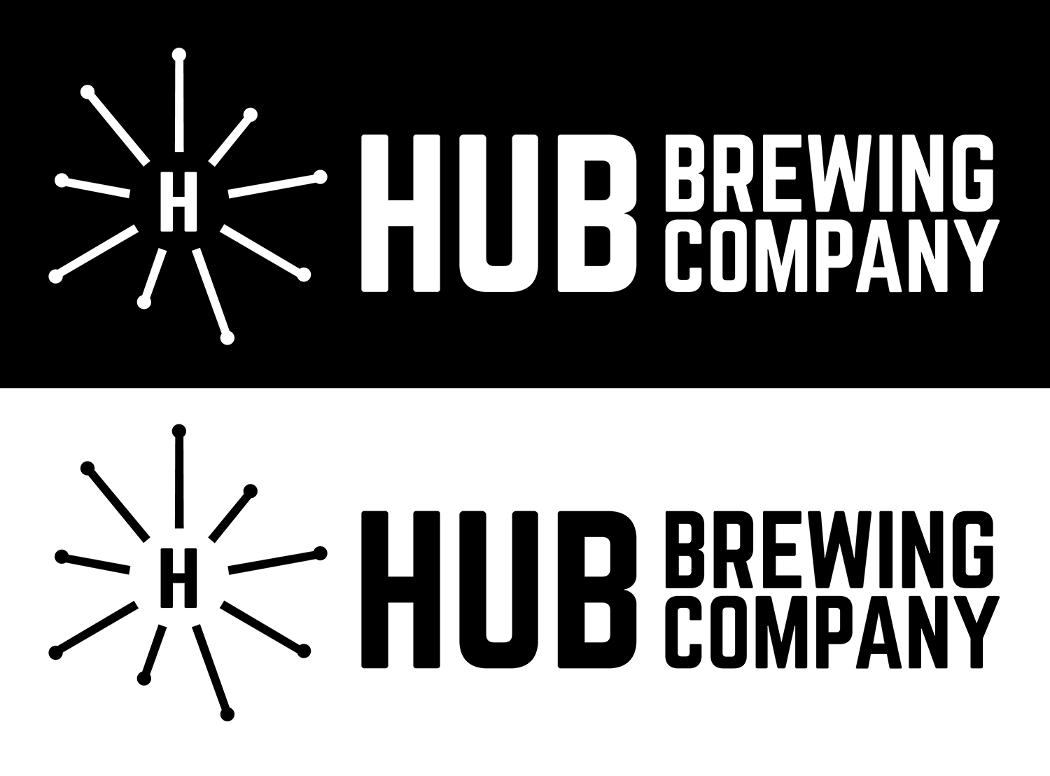 Bold, Playful, Brewery Logo Design for hub brewing or Hub Brewing by