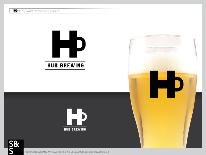Diseño de Logo por surname and surname para The Hub Brewing Company | Diseño #7881765