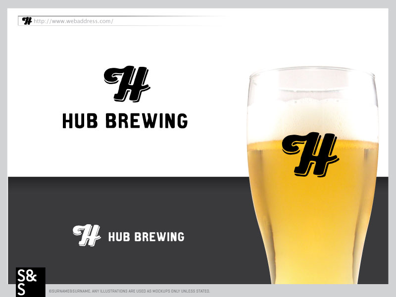 Logo Design by surname and surname for The Hub Brewing Company | Design #7920647