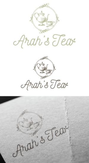 Arah's Tea | Logo Design by macadesign