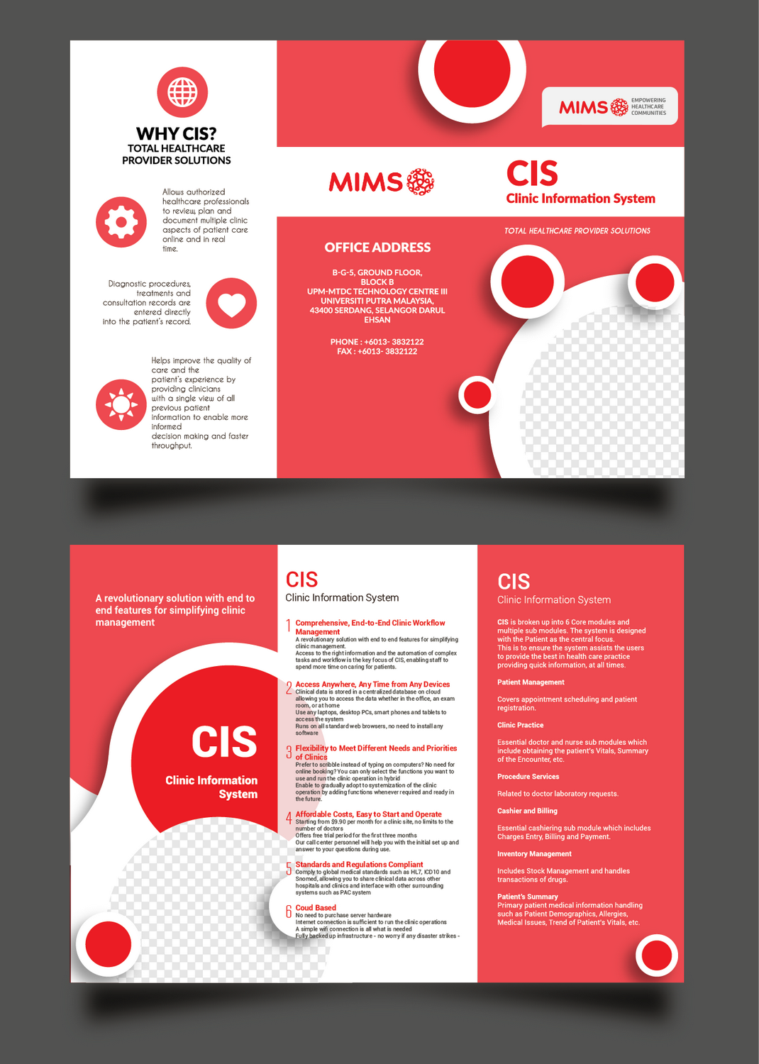 Diseño de Brochure por heavylogo para Wadoc Pte. Ltd. | Diseño #7812405