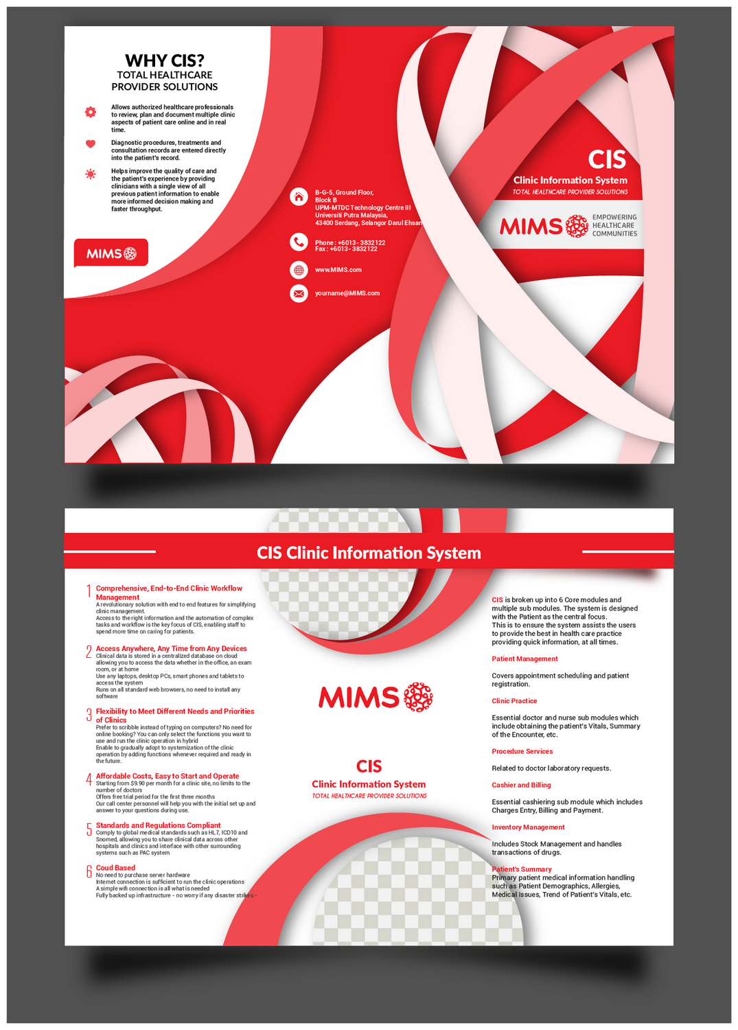 Brochure Design by heavylogo for Wadoc Pte. Ltd. | Design #7835288