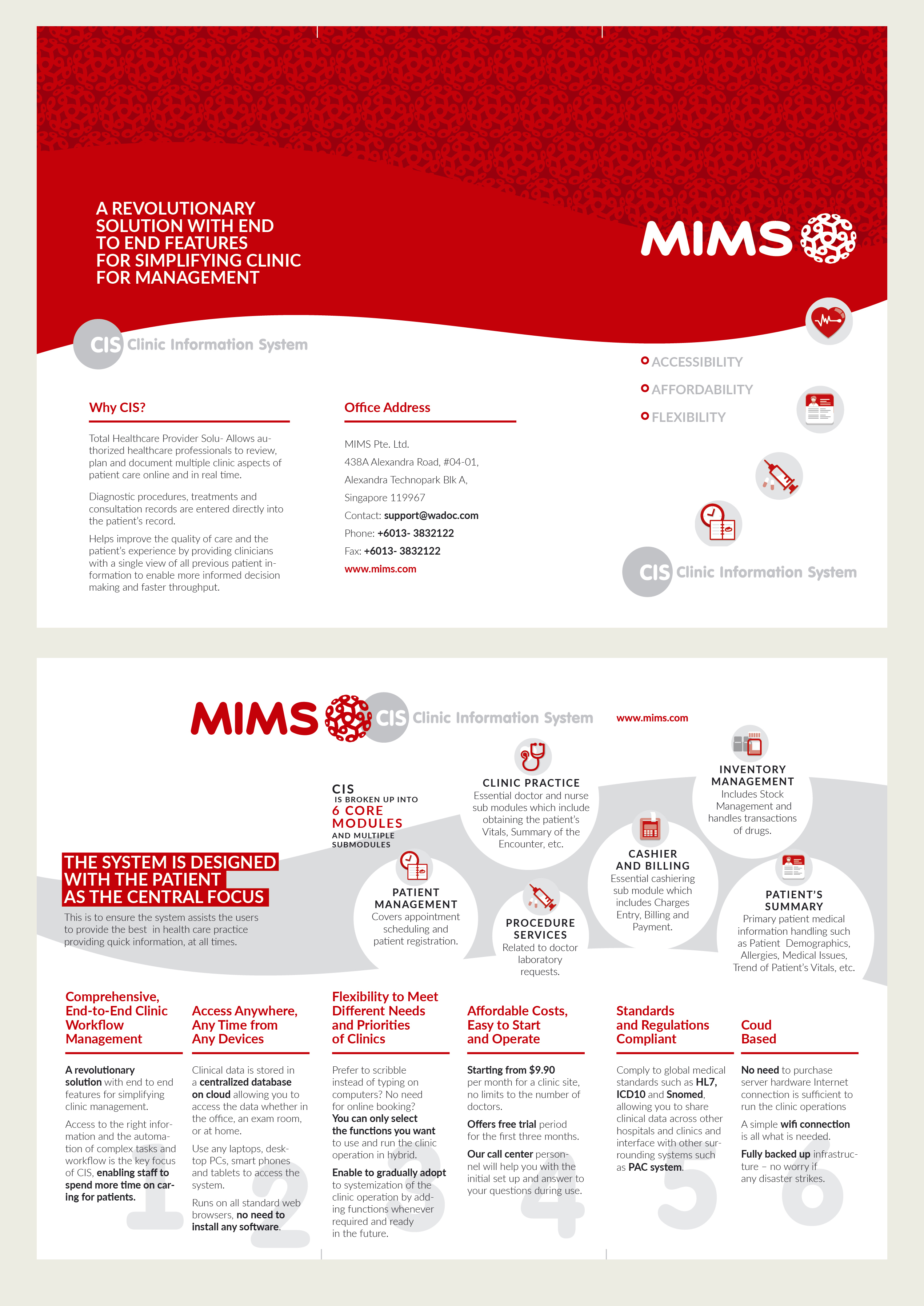 Brochure Design by Galyna for Wadoc Pte. Ltd. | Design #7862951