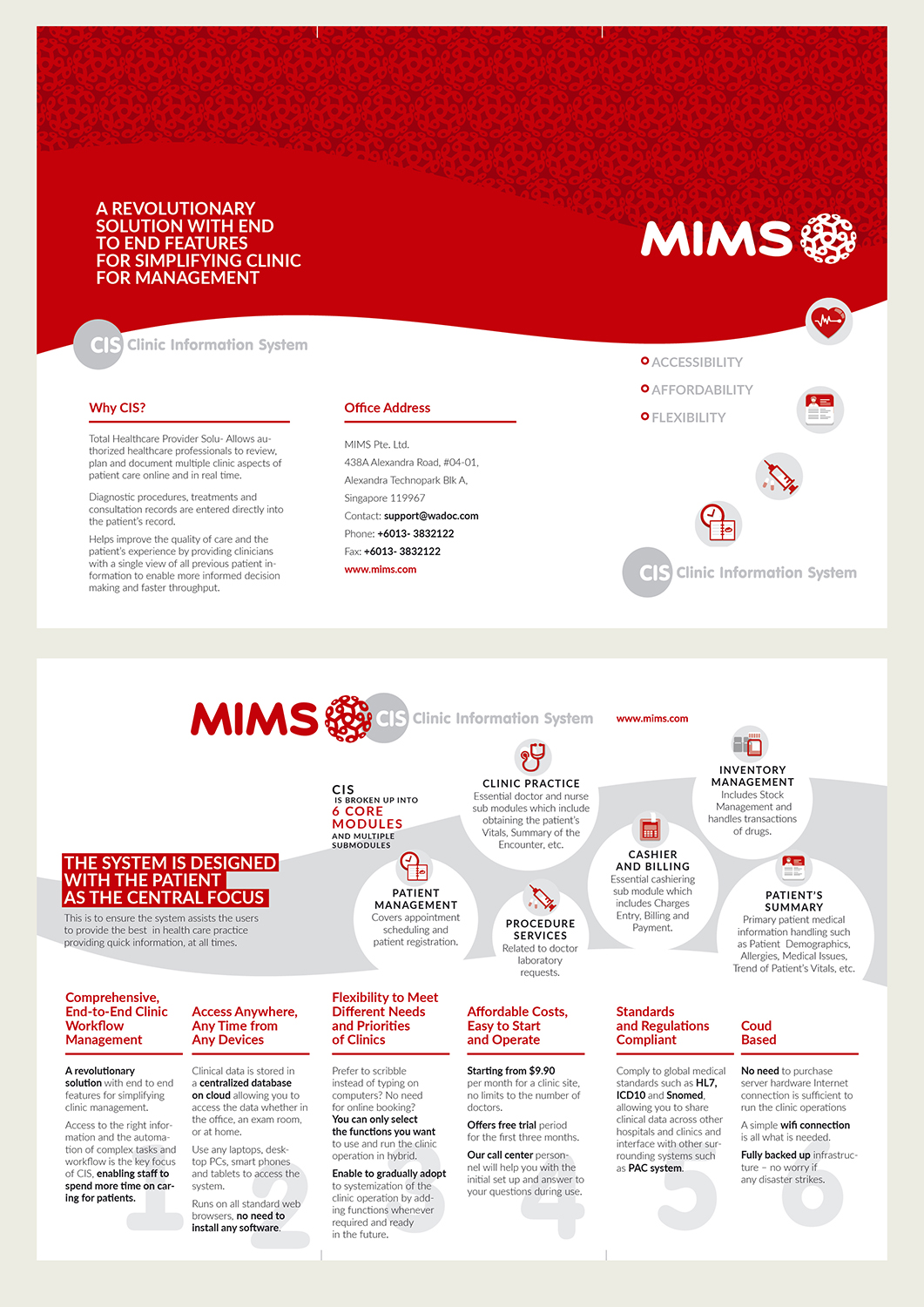 Brochure Design by Galyna for Wadoc Pte. Ltd. | Design #7862952