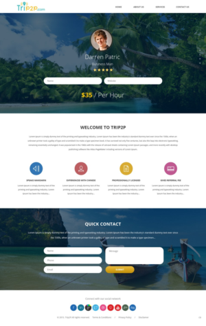 Web Design by pb for this project | Design: #7789783